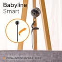 Lionelo Care Babyline Smart Smart, Baby Monitor, Baby Camera Wi-Fi, Applicazione mobile, Rilevazione di movimento e rumore, Visibilità al buio - 6
