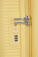 American Tourister Soundbox - Valigia Rigida Grande, 77 cm - Trolley con 4 ruote, Serratura TSA, Espandibile e Leggera, 97/110L, Giallo (Pastel Yellow) - 8