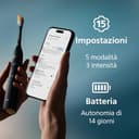 Philips Sonicare DiamondClean 9900 Prestige - Spazzolino elettrico con tecnologia SenseIQ e app, 5 modalità di pulizia, custodia da viaggio per la ricarica, Midnight Blue, modello HX9992/45 - 9