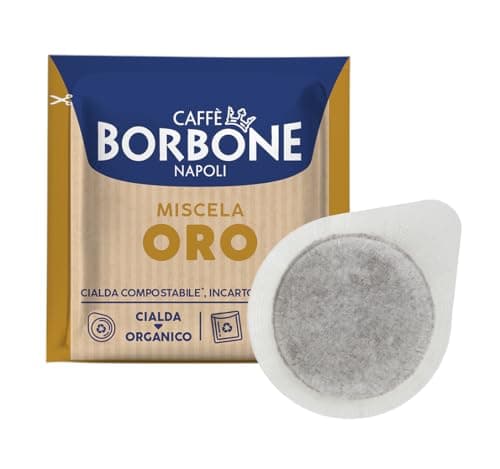 Caffè Borbone Compostable Pod, Gold Coffee Blend - 100 Pads - Compatible with ESE System Paper Pads 44 mm