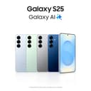 Samsung Galaxy S25 256GB Teléfono Móvil con IA, Galaxy AI, 12GB RAM, Cámara 50MP, Dual SIM, IP68, Garantía del Fabricante 3 Años + 1 Año Extra, Color Azul Marino (Versión Española) - 2