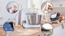 Bosch Serie 4 Planetaria MUM5XW20, 1000W, Ciotola in Acciaio Inox da 3,9 L, 7 Livelli di Velocità, Timer Integrato, Fruste, Gancio, Frullatore e Dischi Vari Inclusi, Lavabili in Lavastoviglie, Bianco - 11