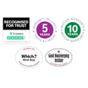 Bosch Unlimited 10 BBS1041GGB Cordless Vacuum Cleaner with 80-Minute Runtime and Innovative MicroClean Technology Including Sensor and TFT Display, Greige - 15