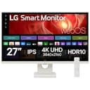 LG SMART Monitor 27U731SA-W, 4K UHD IPS 27 inch, 60Hz, 5ms GtG, HDR10, Wi-Fi, Bluetooth, Home office - Remote Desktop, Airplay, webOS smart apps with remote, Speakers, HDMI, USB-C, White - 1