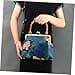 Healvian Vintage Kiss Lock Handbag Women's Chinese Style Handbag with Kiss Lock Closure Compact Lightweight Shoulder Bag with Inner Pocket and Tassel Stylish Small Bag for - 5