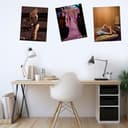 GTOTd Singer Wall Poster 12 Stück mit Wand-Collage Kit 36 x 28cm (14.1" x 11.4") Gifts Merch Sängerin Poster Ungerahmte Version HD Wall Art für Wohnzimmer Club Wand Kunst Dekor - 4