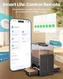 Comedero Gato Automatico con Control App para 2 Gatos, Altura Ajustable para Mascotas Pequeñas, Dispensador Comida Gatos de 5 litros para Alimento Seco, Grabadora de Voz - 3