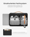 tomtoc 360° Laptop Tasche Hülle für Neu 14-Zoll MacBook Pro M5 Pro/Max (2026), M5/M4/M3/M2/M1, Wasserabweisend Laptoptasche 14 Zoll Platz für Ladegerät/Maus, 13,5-14 Zoll Dauerhaft Notebooktasche - 2