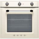 Smeg SF6905P1 Forno Elettrico Termoventilato, 60cm, Estetica Victoria, Vapor Clean, 70 Litri, Colore Panna, Classe Energetica A - 1