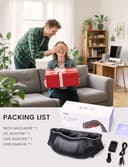 Masajeador de Cuello y Espalda con Calor, Shiatsu Eléctrico 3D con 8 Nodos, para Casa Oficina y Coche, Masaje Profundo Cervical y Lumbar, Regalo para Mujer Hombre Mamá Papá - 7