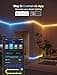 Govee RGBIC LED Strip Light with Covers, 5M Glide Wall Light Work with Alexa & Google Assistant, LED Profile with Strip for Bedroom, Skirting, Cabinet - 6
