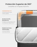 tomtoc 360° Funda Tablet para 13 Pulgadas iPad Air M4/M3/M2 2026, 13 Pulgadas iPad Pro M5/M4, 12,9" iPad Pro M2&M1, Funda con Compartimento para Accesorio, Compatible con Magic/Smart Keyboard Folio - 4