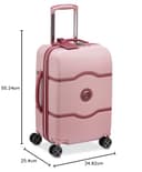 DELSEY PARIS Chatelet Air 2.0 Valigia rigida con ruote, Rosa, Carry-on 20 Inch - 10