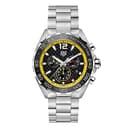TAG Heuer orologio Formula 1 43mm nero cronografo quarzo acciaio CAZ101AC.BA0842 - 1