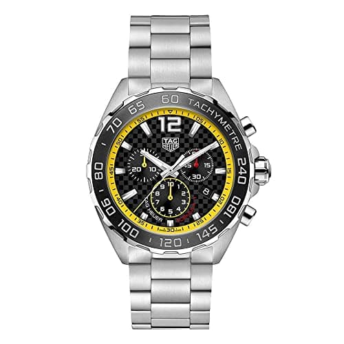 TAG Heuer orologio Formula 1 43mm nero cronografo quarzo acciaio CAZ101AC.BA0842