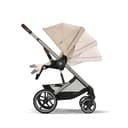 CYBEX Gold Balios S Lux Passeggino, Posizione Reclinabile Ergonomica, Sistema di Cinture con Una Sola Mano, Dalla Nascita Fino a 22 Kg (Circa 4 Anni), Almond Beige - 10