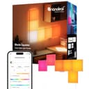 Nanoleaf Blocks Squares Smarter Kit – WiFi Smart RGBW 16M + Color LED regulable Gaming y decoración del hogar Paneles de luz de pared (6 unidades) - 1
