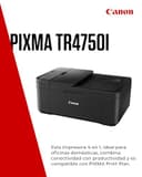 Canon Pixma TR4750i Impresora Multifunción 4 en 1, Sistema de Inyección de Tinta, Impresión, Escaneo y Copia, WiFi, Pixma Print Plant, ADF de 20 Hojas, Impresión a Doble Cara Automática, Negro - 2