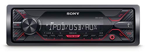 Sony DSX-A210UI Autoradio senza Lettore CD, Ingresso AUX e USB per iPhone/iPod, Android Music Playback, Potenza 4 x 55 W, Compatibile con File FLAC