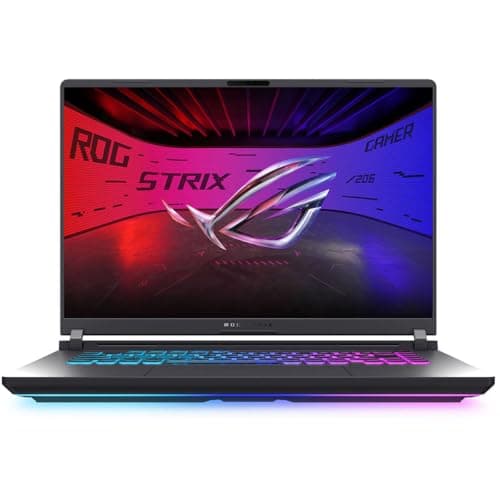 ASUS ROG Strix G16 (2025) Ordenador portátil para juegos, 16" FHD+ 16:10 165Hz/3ms, NVIDIA GeForce RTX 5050, Intel Core i5-13450HX, 16GB DDR5-5600, SSD PCIe Gen 4 de 1 TB, Wi-Fi 7, Windows 11 Home, GV