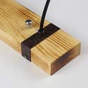 GBLY Lampada da tavolo da pranzo vintage in legno da 80cm, 4 x E27 max. 25watt Lampada a sospensione industriale regolabile in altezza per sala da pranzo cucina bar ristorante - 7