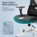 CLOUVOU CleverSeat Bürostuhl Ergonomisch [TESTSIEGER] Schreibtischstuhl 100% individuell einstellbar | Büro Stuhl & Gaming Stuhl | Computerstuhl Home Office Chair Ergonomic | Drehstuhl 150 kg - 5