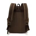 Mochila de piel estilo vintage unisex e informal, de lona, para senderismo, viajes al aire libre, Brown, 27.9 x 16 x 41.9 cm, Mochila informal - 6