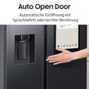 Samsung RS90F67BEFEF Side-by-Side Kühl-Gefrierkombination, AI Kühlschrank mit Gefrierfach, 178 cm, 614 l, Eis-/Wasserspender mit Tank, Family Hub, AI Energy Mode & Voice Control, Black Steel - 8