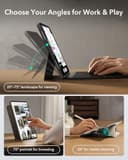 ESR for iPad Pro 13" (M5/M4) 2025/2024 Case with Keyboard, Magnetic Detachable Keyboard, Portrait/Landscape Modes, Large Click-Anywhere Trackpad, Backlit Keys, Shift Series, Dark Gray - 5