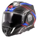 LS2, Casco Moto Modulare ADVANT X CARBON FUTURE II Gloss White Blue, M - 3