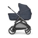 Inglesina Aptica Quattro Travel System with Carrycot, Car Seat, Baby Stroller, and Baby Pram - Lightweight, Foldable, Comfortable with Adjustable Backrest, 5 Ventilation Windows (Resort Blue) - 2