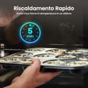 Hisense BI62120AX - Forno multifunzione, 3 manopole Push Pull, cavità 61l, 7 funzioni, AcquaClean, 2 vetri, funzione pizza 250°, classe A, inox, Basico - 8