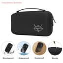 Elonbo Custodia da trasporto per calcolatrice grafica a colori CASIO FX-9750GIII/PRIZM FX-CG50, tasca extra con cerniera per cavo di ricarica, caricabatterie, manuale, nero - 3