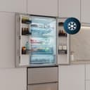 Cecotec Frigorífico Americano Puerta Francesa 395L, No Frost Bolero CoolMarket Combi F2D 395 Inox E. Altura 201cm y 59,5cm Ancho, MAX INSIDE con VIP tech, Cool Matrix, Bajo Consumo, Inox - 6