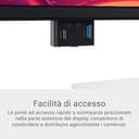 Dell 27 Plus USB-C Monitor - S2725QC, 4K UHD (3840x2160), 120Hz, IPS, 4ms, AMD FreeSync Premium, 99% sRGB, Regolabile in Altezza, Altoparlanti integrati, 2 USB-C, 2 HDMI, 3 Anni di Garanzia - 9