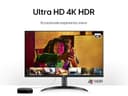 LG 32UR550K Monitor 32" Ultra HD 4K, 3840x2160, HDR 10, DCI-P3 90%, Speaker Stereo 10W, 60Hz, 4ms, HDMI 2.0, DisplayPort, Uscita Cuffie, Stand Pivot, Nero - 2