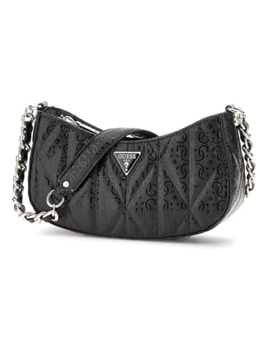 GUESS Aldina Top Zip Shoulder Bag Black