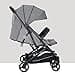 Inglesina Twin Sketch Passeggino Gemellare, Grigio, Ultraleggero, Compatto, per Gemelli o Fratelli e Sorelle, Adatto fino a 15 kg per bambino - 3