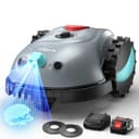 (2026 Upgrade) YARDCARE V100 Robot Tagliaerba a Batteria con Navigazione Visiva, Rilevamento di 150 Ostacoli, Robot Tosaerba Fino a 150 m², Robot Tosaerba con Strisciamagnetica, Lame di Ricambio - 1