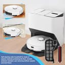 Samamoca 2 Stück Original Reinigungsbürste & Wasserfilter Zubehör für Roborock S8 MaxV Ultra/S8 Pro Ultra – Wartungsbürste & Tankfilter für Saugroboter, Ersatzteile, Roborock S8 MaxV Ultra Zubehör - 5