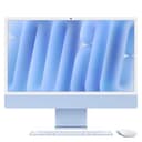 Apple iMac All-in-One Desktop-Computer mit M4 Chip mit 10 Core CPU und 10 Core GPU: 24" Retina Display, 16 GB gemeinsamer Arbeitsspeicher, 512 GB SSD Speicher, passendes Zubehör; Blau - 1