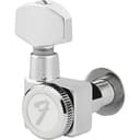 Fender Meccaniche Bloccanti per Chitarra Elettrica Stratocaster/Telecaster, Asta Corta, Set di 6, Cromo - 4