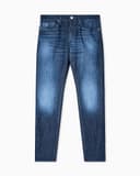 Armani Exchange Men's J14-slim fit, Back Logo Jeans, Blue, 34 - 1