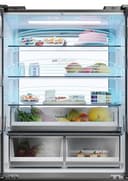 Haier FD 83 Series 7 HFR7819ENGC - Frigorifero porta francese, 504 l, cassetti Direct Access, AirFlow, WIFI, motore inverter, Humidity Zone, Total No Frost, larghezza 83 cm, Daylight, Glass Inox Look - 4