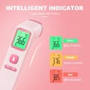 No-Touch Forehead Thermometer for Adults, Infrared Digital Thermometer for Kids, Accurate Reading with LCD Display, Mute Mode, Memory Recall - 3