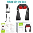 Neck Massager, Deep Tissue 3D Kneading, Back Massager with Heat for Neck Pain, Shiatsu Massager for Neck, Back, Shoulder, Foot and Leg, at Home and Car, Gifts for Men and Women (Black) - 9