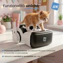 NK Occhiali 3D VR per Smartphone – Visore Intelligenti di Realtà Virtuale con Audio per Smartphone tra 4,7" - 6,53", Angolo Visione 90-100º, Rotazione 360°, Obiettivo e Pupilla Regolabile - Bianco - 8