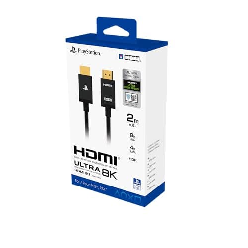 HORI Cavo HDMI 2.1 8K ad altissima velocità per Playstation® 5 - Licenza ufficiale di Sony