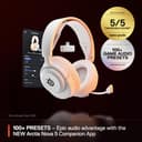 SteelSeries Arctis Nova 5 Wireless - Wireless Gaming Headset for PC - Compatible with PC, PS5, Switch & more - Mobile App Control - 60 HR Battery with Fast Charge - 2.4GHz/Bluetooth - White - 2