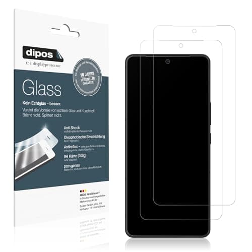 dipos I 2x Screen Protector matte compatible with Asus ROG Phone 8 Pro Flexible Glass 9H Display Protection